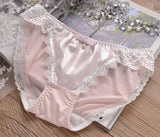 Lovely Cute Sexy Lace Pearls Bow Panties